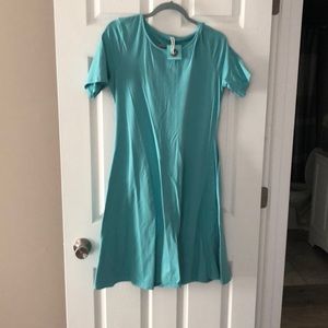 Turquoise dress